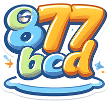 877 bed লোগো